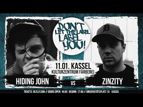 Hiding John vs ZinZity // DLTLLY RapBattle (Kassel) // 2020