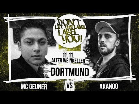 Akanoo vs MC Geuner // DLTLLY RapBattle (Dortmund // Day2) // 2018