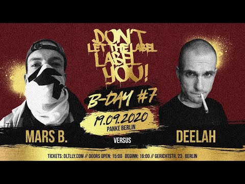 DeeLah vs Mars B. // DLTLLY RapBattle (B.Day#7 // Berlin) // 2020