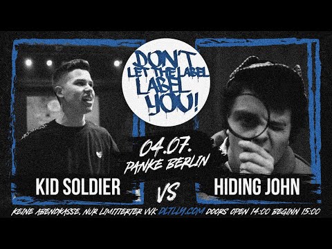 Kid Soldier vs Hiding John // DLTLLY RapBattle (Panke // Berlin) // 2020