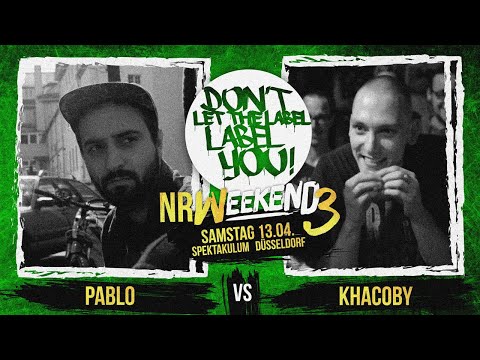 Pablo vs Khacoby // DLTLLY RapBattle (NRWeekend3 // Düsseldorf) // 2019