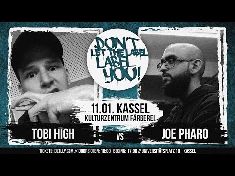 Joe Pharo vs Tobi High // DLTLLY RapBattle (Kassel) // 2020