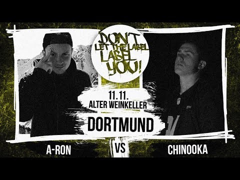 A-Ron vs Chinooka // DLTLLY RapBattle (Dortmund // Day2) // 2018