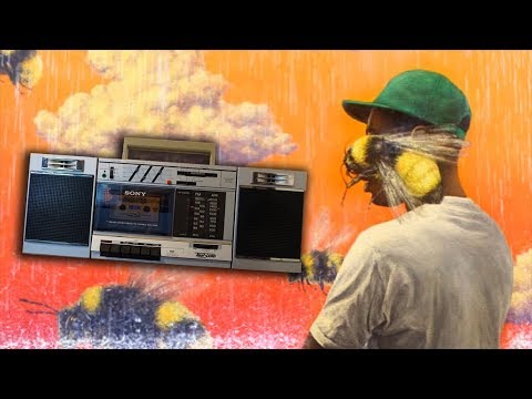 Tyler the Creator - Boredom but its Played on a 1988 Sony Boombox on a Rainy Day